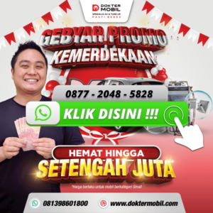 Promo Dokter Mobil Cuci AC CashBack 500ribu