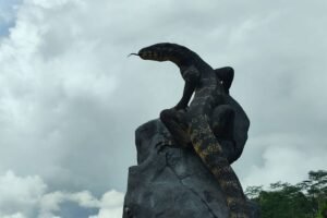 Panduan Kunjungan ke Patung Biawak Raksasa