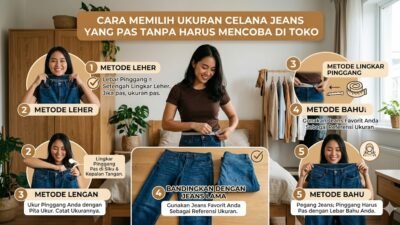 Cara Memilih Ukuran Celana Jeans Yang Pas Tanpa Harus Mencoba Di Toko