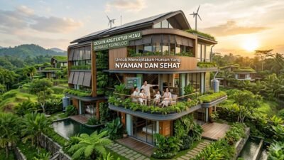 Desain Arsitektur Hijau Berbasis Teknologi Untuk Menciptakan Hunian Yang Nyaman Dan Sehat